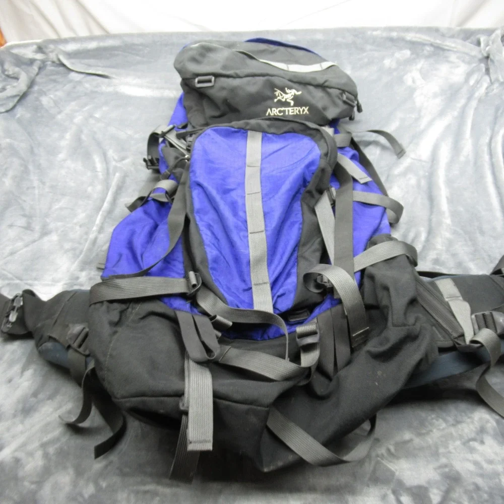 Arcteryx Bora 90L Backpack Blue Camping Expedition DISCONTINUED RARE Vintage 90s